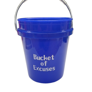 Excuse Mini Bucket – Bucket of Excuses