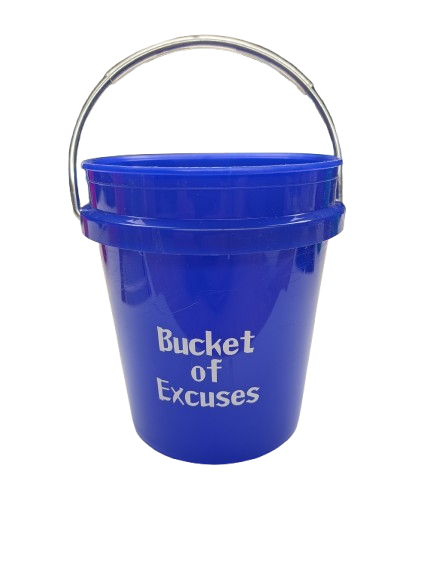 Excuse Mini Bucket – Bucket of Excuses