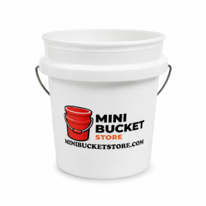 Mini Bucket Store Bucket - White Mini Bucket