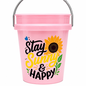 Stay Sunny & Happy - Light Pink