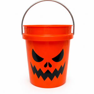 Jack O Lantern Mini Bucket – Face Design 2