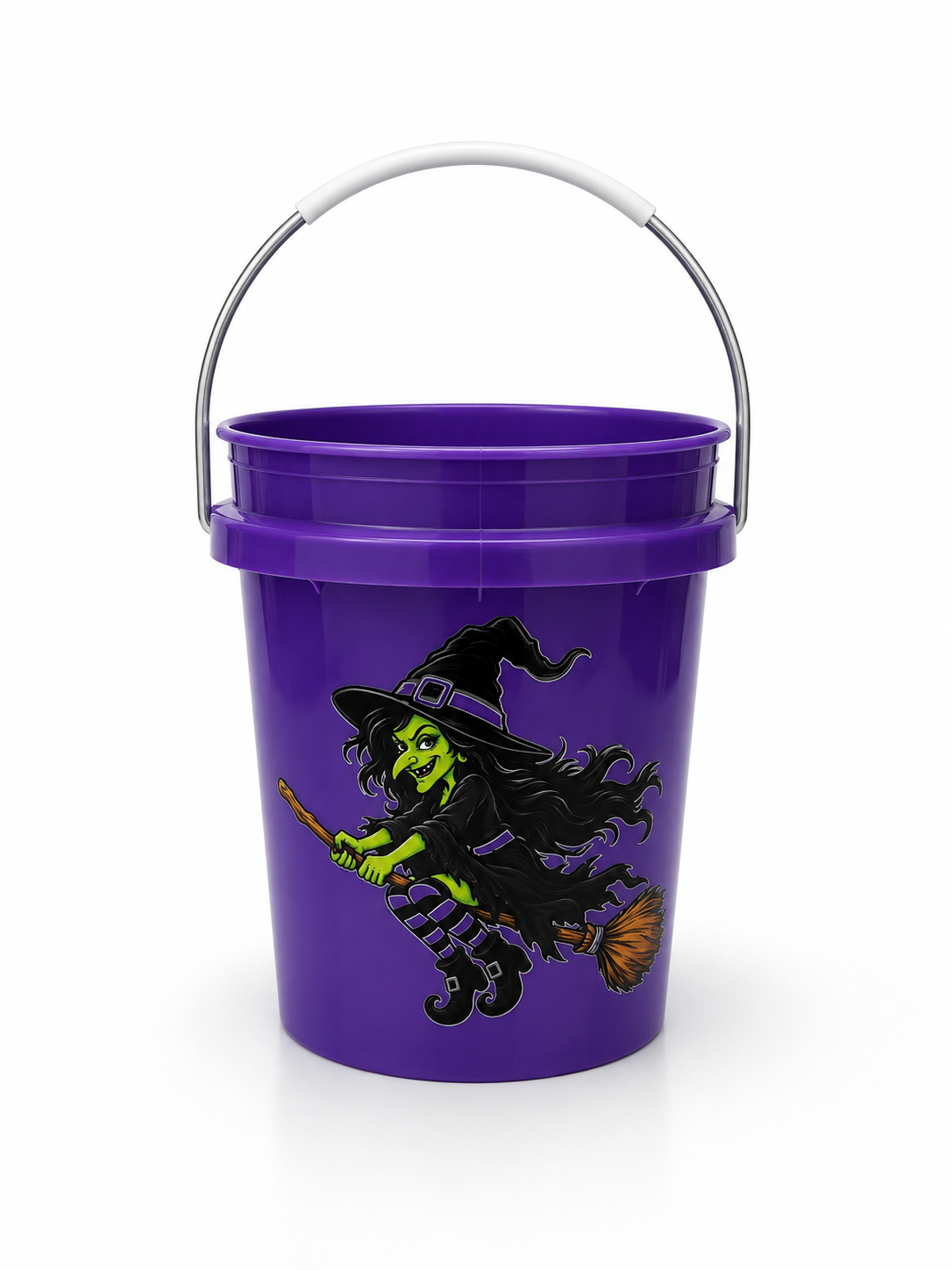 Purple Witch Halloween Mini Bucket